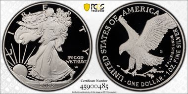 2022-S $1 Silver Eagle First Strike PR69DCAM