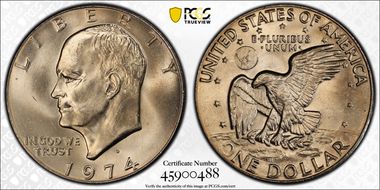 1974-D $1 MS64