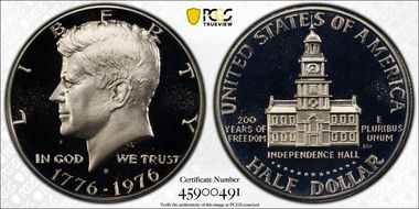1976-S 50C Silver PR68DCAM