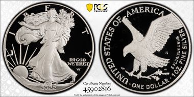 2022-S $1 Silver Eagle First Strike PR69DCAM