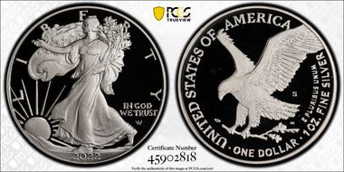2022-S $1 Silver Eagle First Strike PR69DCAM