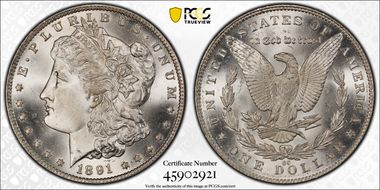 1891-CC $1 MS66