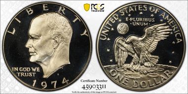1974-S $1 Silver PR69CAM