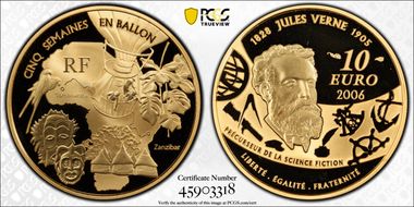 2006 € 10 5 Wks in a Ballon PR69DCAM