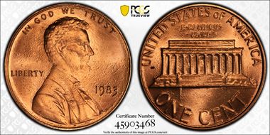 1983 1C MS66RD
