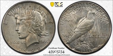 1925-S $1 MS62