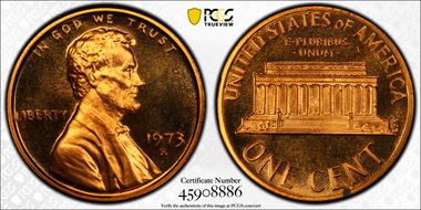1973-S 1C PR67CAM