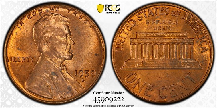 Cert 45909222 - Coin Image