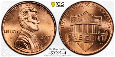 2017-P 1C Shield MS65RD