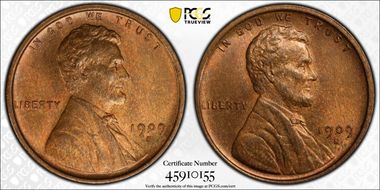 1909-S VDB 1C MS65RB