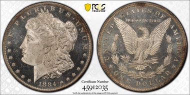 1884-O $1 MS64DMPL