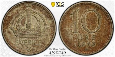1948 TS 10 Öre AU55