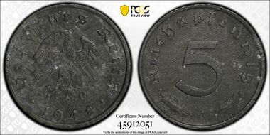 1948-A 5 Pfg J-374 N1