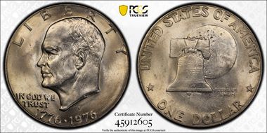 1976-D $1 Type 1 MS65