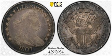1807 50C Draped Bust VF30