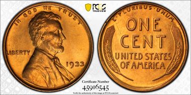 1933 1C MS67+ RD