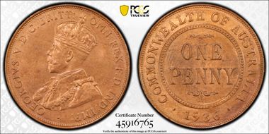 1936 (m) 1D KM-23 MS64RB