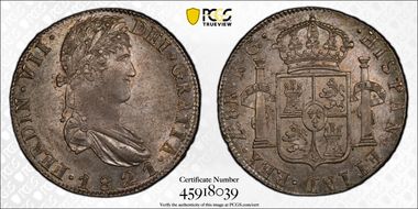 1821-Zs RG 8 R Calico-1465 MS63