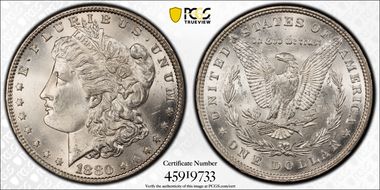 1880 $1 MS64