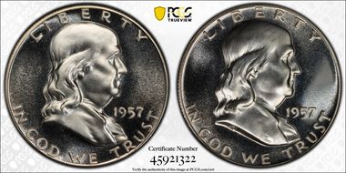 1957 50C PR68