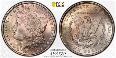 1885 $1 MS65