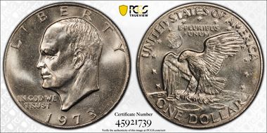 1973 $1 MS65