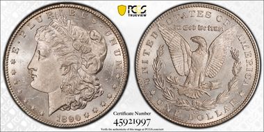 1890-CC $1 MS62
