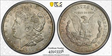 1921 $1 Morgan MS63
