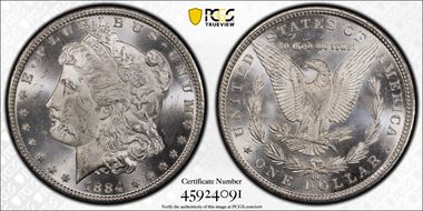 1884-CC $1 MS63