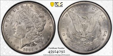 1884-CC $1 MS61