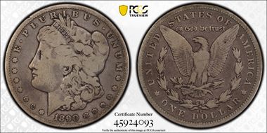 1890-CC $1 Tailbar G6