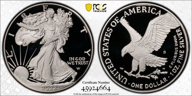 2022-S $1 Silver Eagle First Strike PR69DCAM