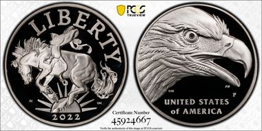 2022-P Medal American Liberty First Strike PR69DCAM