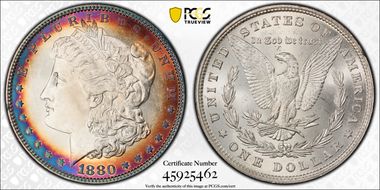 1880 $1 MS64