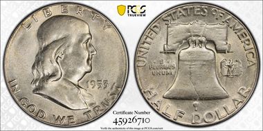 1953-S 50C AU55