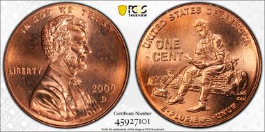 2009-D 1C Lincoln-Formative Years MS65RD