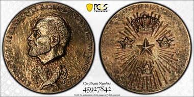 (1995)V10 Medal Alfred Nobel Economics Gilt Ag Nominating Committee SP67