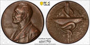 1943 Medal Alfred Nobel Medicine AE Nominating Committee SP58BN