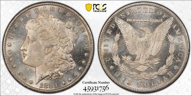 1881-CC $1 MS63