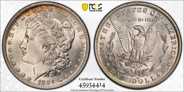 1884-O $1 MS65