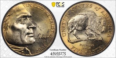 2005-D 5C Bison MS64