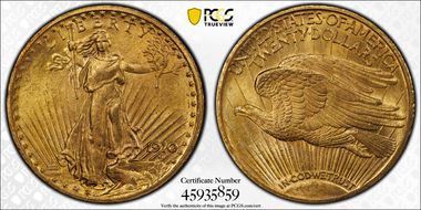 1910 $20 MS64