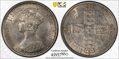1873 Florin S-3893 MS62
