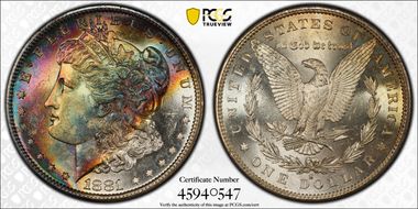 1881-S $1 MS64
