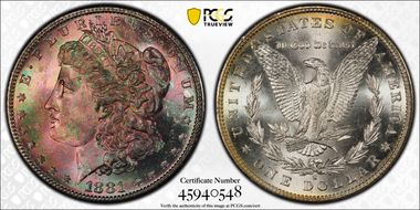 1881-S $1 MS67