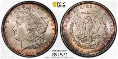 1889 $1 MS65+