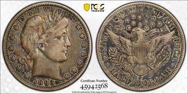 1893-O 50C VF20