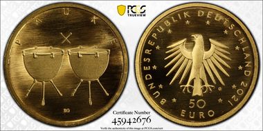 2021-G € 50 Timpani MS69