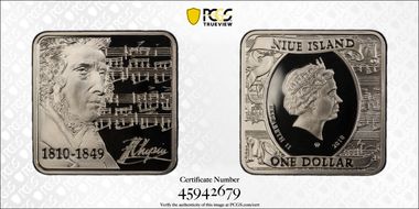 2010-MW $1 Chopin PR69DCAM