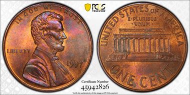 1997 1C FS-101, Doubled Ear MS65RB